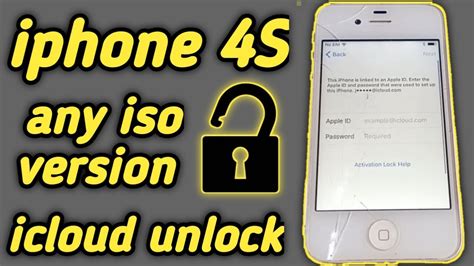 a1387 iphone 4s unlock icloud